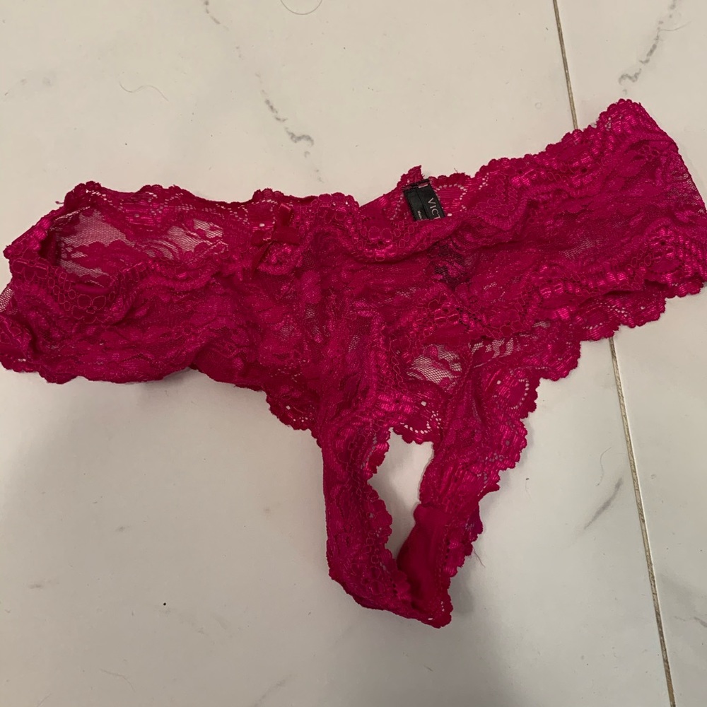 Victoria's Secret Lace Trim Cheeky Panty